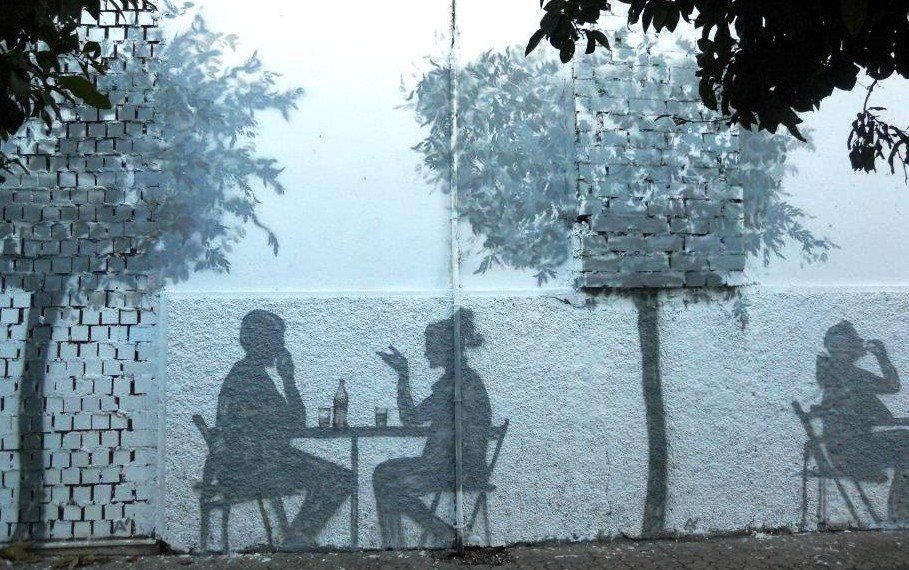 Urban Art,  graffitis y murales on commercial walls